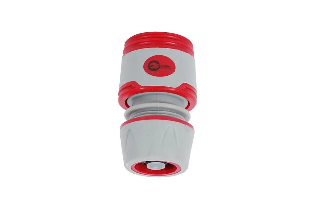 Конектор для поливального шланга з аквастопом Intertool 1/2 x 1/2 Pro - фото 3