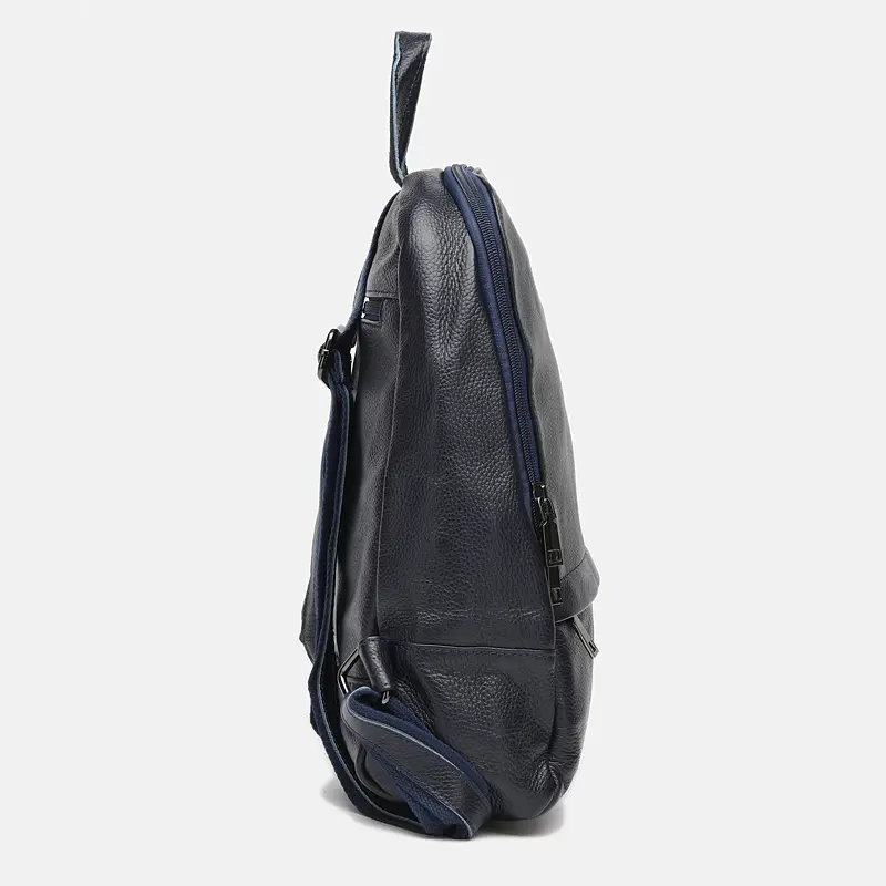 Шкіряний жіночий рюкзак Keizer K18833bl-blue - фото 4