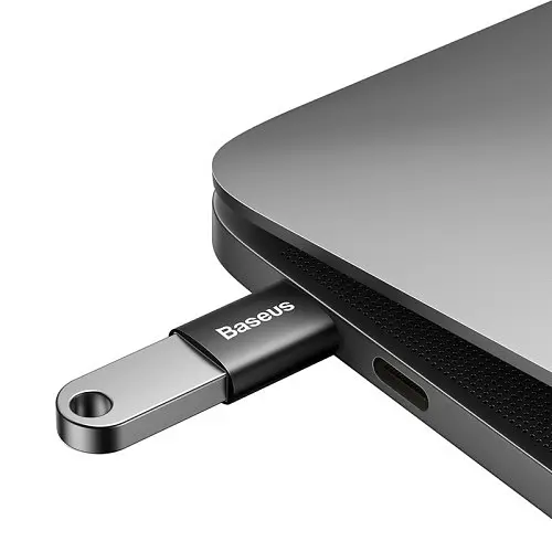 Перехідник Baseus Ingenuity Series Mini OTG Adaptor Type-C to USB-A 3.1 чорний ZJJQ000001 - фото 5