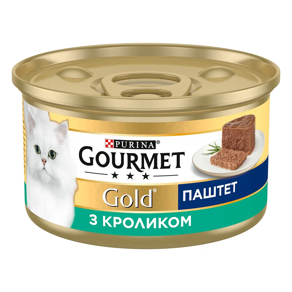 Уценка. Влажный корм для кошек Gourmet Паштет с кроликом 85 г - фото 2
