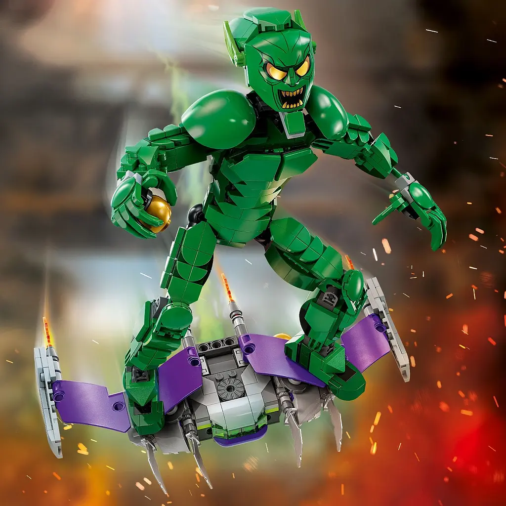 Конструктор LEGO Super Heroes Marvel Фігурка Зеленого гобліна для складання 471 деталь (76284) - фото 5