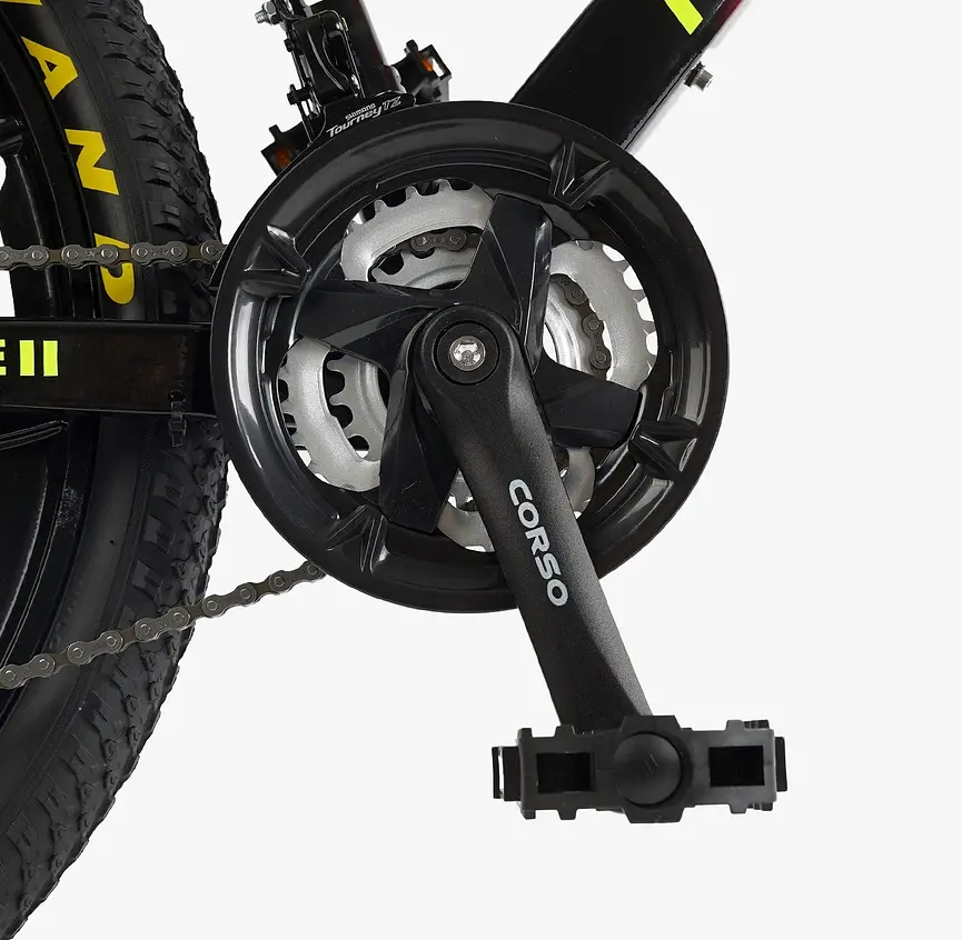 Велосипед спортивный 24" MN-24759 MAGNUM Corso, рама магниевая 11’’, оборудование Saiguan, 21 скорость, собран на 75% (6800077247599) - фото 6