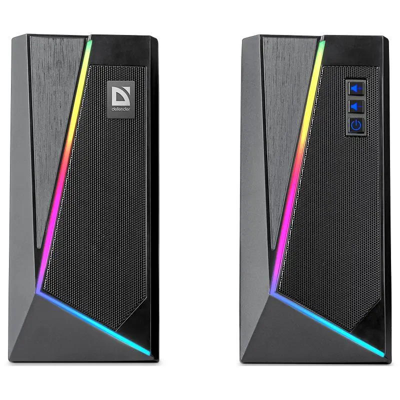 Акустична система 2.0 Defender Solar 3 10 Вт, BT/Light USB (65103) - фото 10
