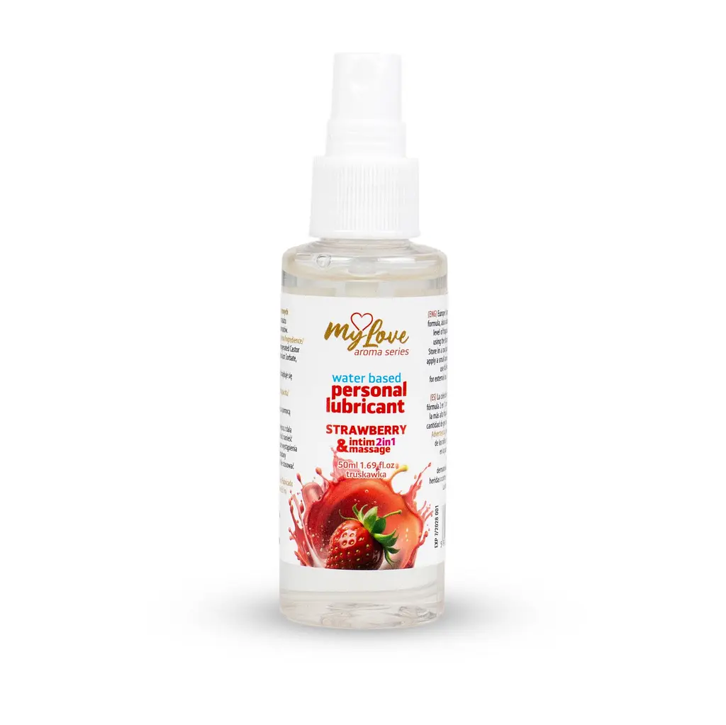 Лубрикант та масажний гель MyLove Aroma Series Strawberry 50 мл