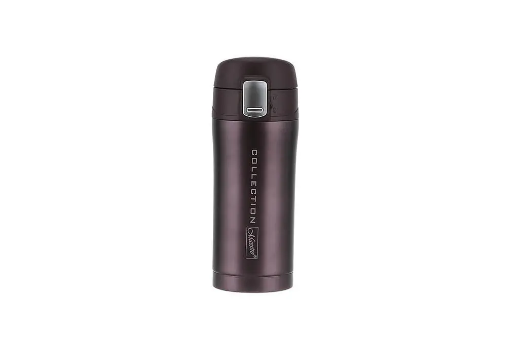 Термокружка Maestro 320 мл Collection коричневая (MR-1641-32-BROWN)