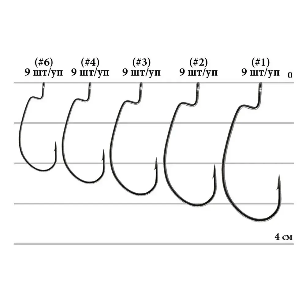 Гачок Decoy Worm19 S. S. Hook 3 (9 шт/уп) - фото 2