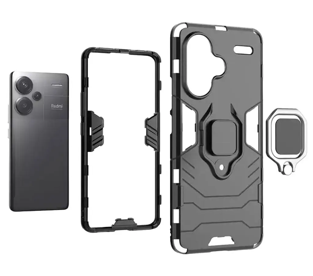 Чохол бампер Primolux Ring Armor для Xiaomi Redmi Note 13 Pro Plus 5G Black - фото 6