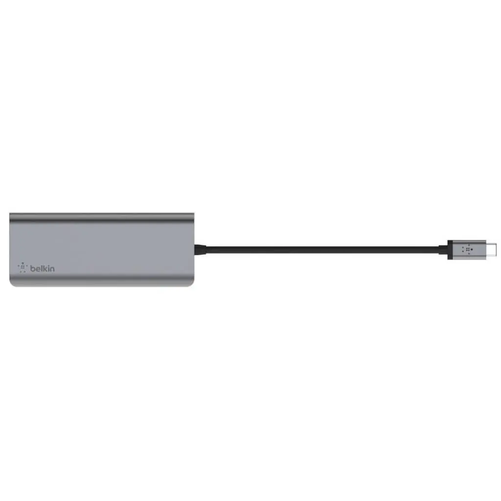 Концентратор Belkin USB-C 6in1 Multiport Dock (AVC008BTSGY) - фото 4