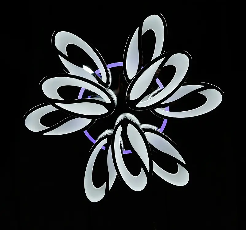 LED люстра світильник з пультом і підсвічуванням Splendid-Ray 30-3981-13 - фото 6