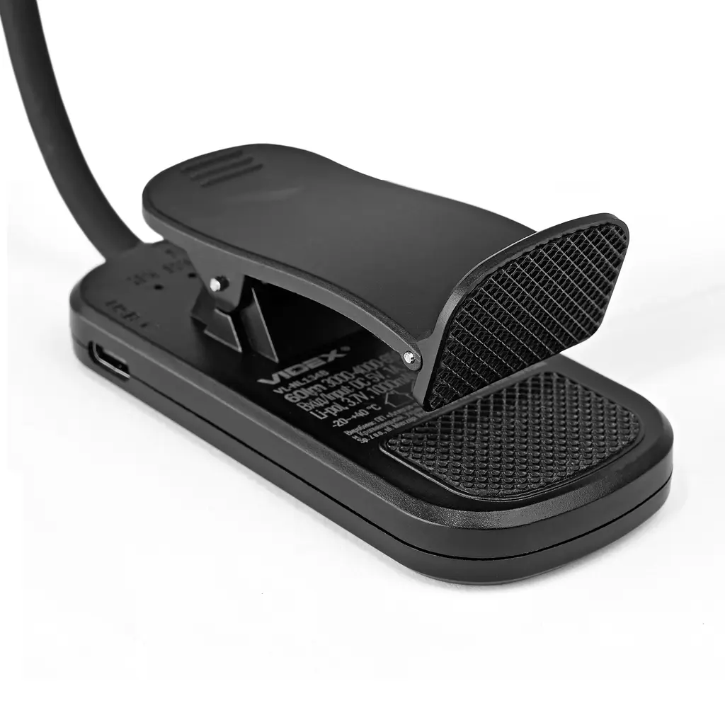 LED світильник акумуляторний для читання Videx VL-NL134B Black (29269-000) - фото 12