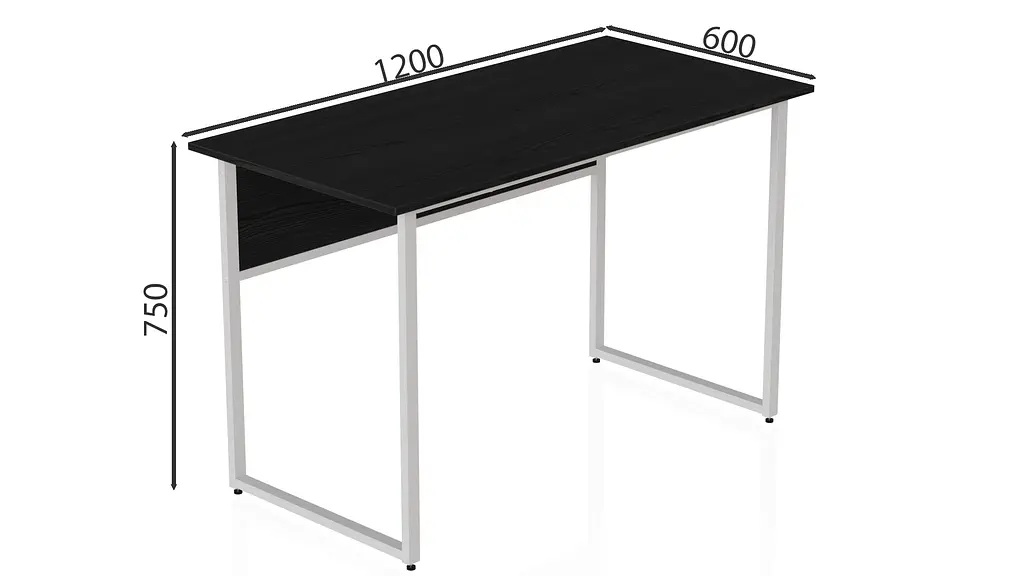 Компьютерный стол Коди 75x120x60 белый ДСП Сосна Кембра 16мм FRD-101195 - фото 6