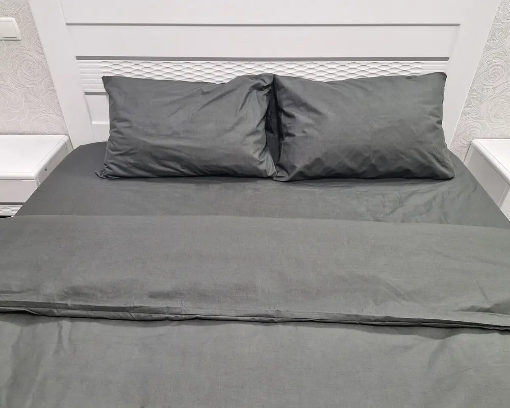 Постільна білизна LARA бязь Graphite d11065e2 євро - фото 5
