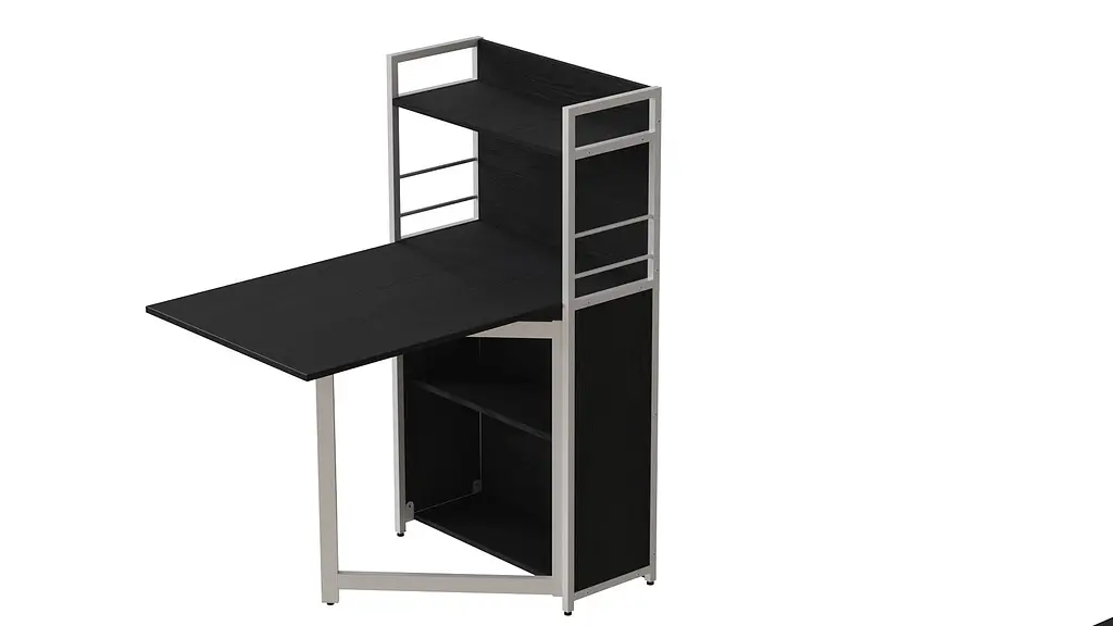 Стіл книжка з етажеркою Практик 1 Ferrum-decor 1200x640x990 Білий метал ДСП Сосна Кембра 16 мм (FRD-104620) - фото 5
