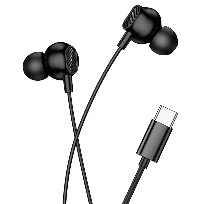 Стерео наушники Hoco M117 Type-C Black - фото 3
