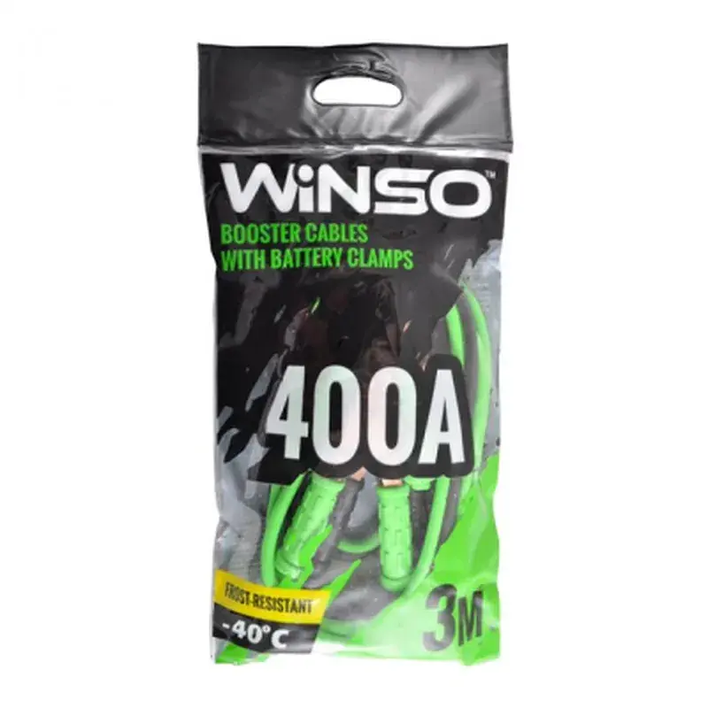 Дроти для запуску для автомобіля WINSO 400А, 3м (138420) - фото 2