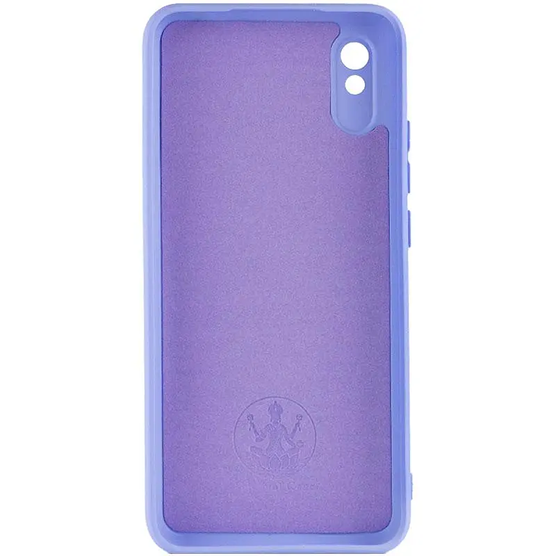 Чохол Ummi Lakshmi Silicone Cover Full Camera (AA) для Xiaomi Redmi 9A Бузковий / Dasheen - фото 2