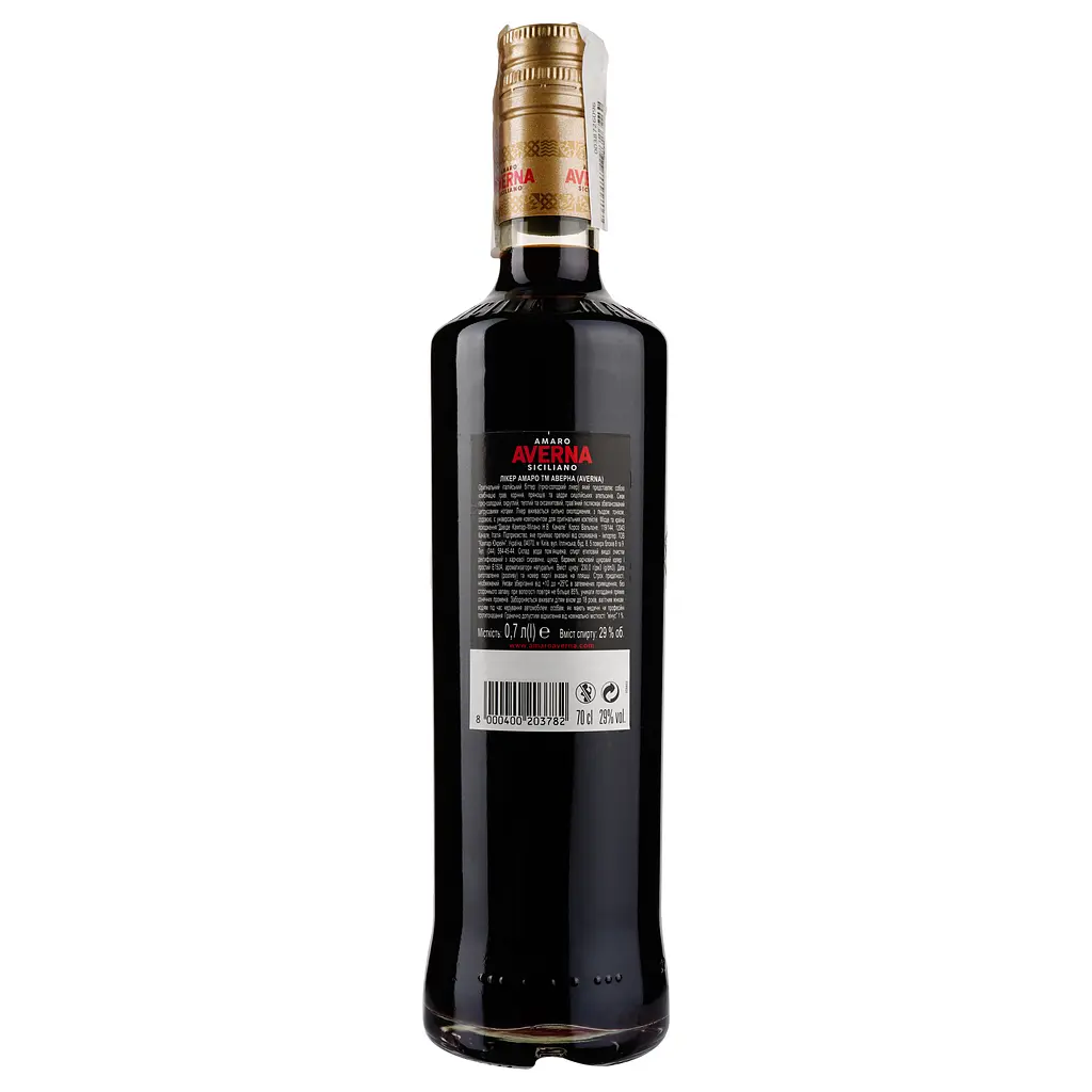 Ликер Averna Amaro Siciliano, 29%, 0,7 л (676814) - фото 2