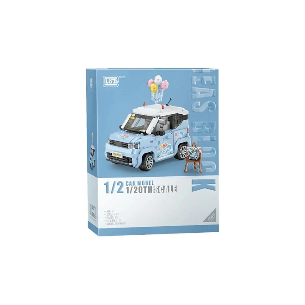 Конструктор LOZ mini Автомобіль MINI блакитний (1131) - фото 2