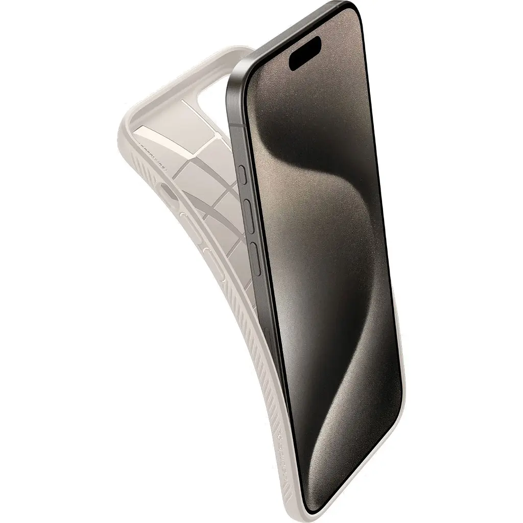 Чохол Spigen Liquid Air Case для Apple iPhone 15 Pro Natural Titanium [ACS07217] [100292] - фото 8