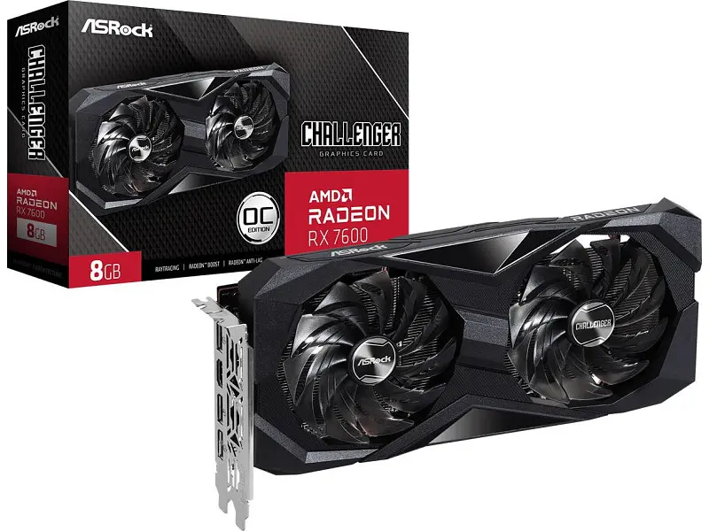 Відеокарта ASRock Radeon RX 7600 Challenger 8 GB OC (RX 7600 CL 8GO) - фото 4