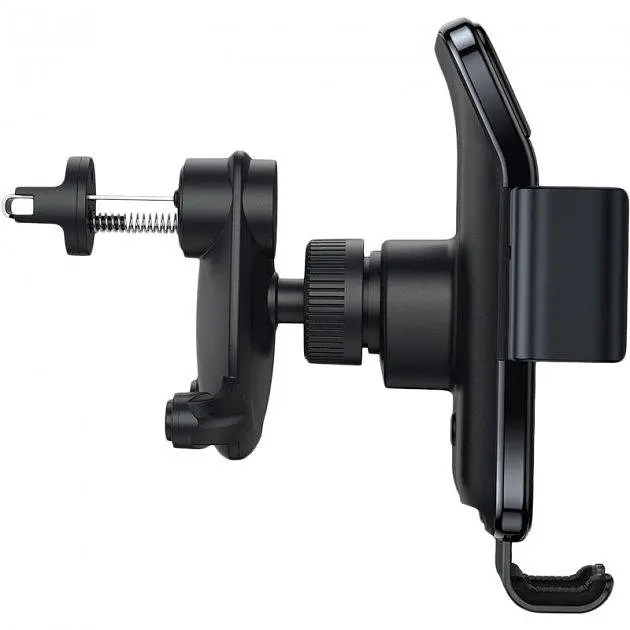 Автомобільний тримач холдер Baseus Smart Solar Power Wireless Car Mount Electric Holder SUZG000001 Black - фото 2