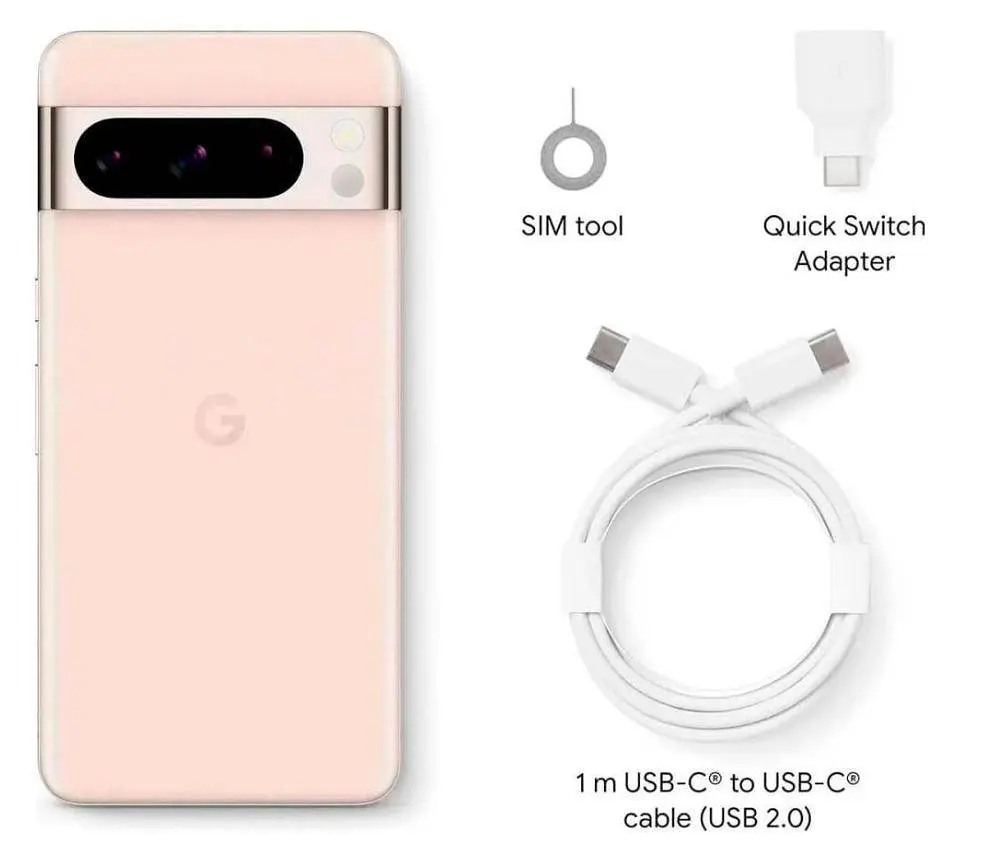 Смартфон Google Pixel 8 Pro 5G 12/128 GB porcelain (бежевий - слонова кістка) - фото 5