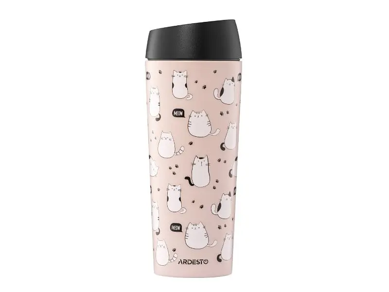 Термокухоль Ardesto Coffee Time Cats 450 мл (AR2645FC)