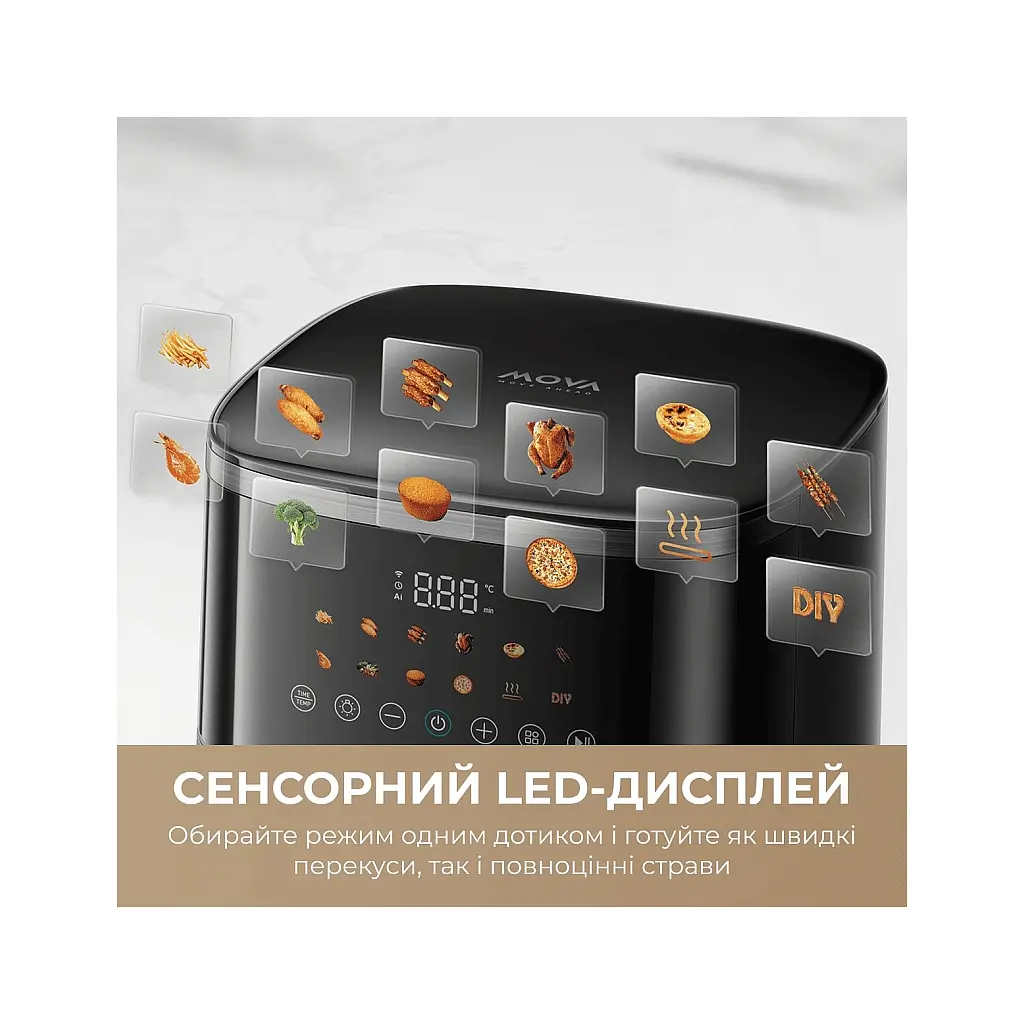 Мультипіч MOVA AeroChef FD10 Pro Max Black (MOVA-FD10-PMAX-B) - фото 2