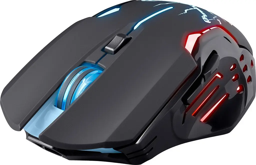 Комп'ютерна мишка Defender Katana GM-511 бездротова ігрова 6кн. 3200 dpi. 400 mAh чорна (52511) - фото 7