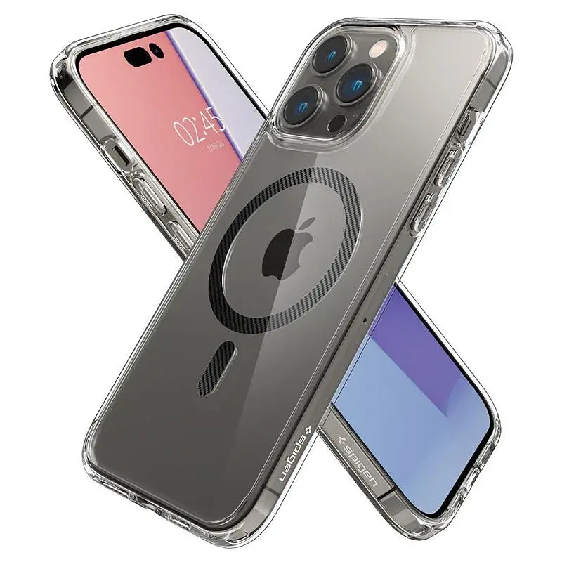 Чохол-накладка Spigen Ultra Hybrid MagFit для Apple Iphone 14 Pro Max Carbon Fiber (ACS04827) - фото 4