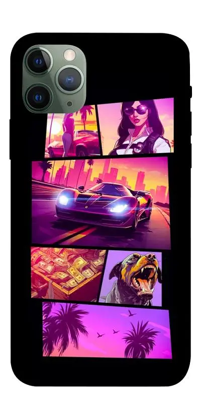 TPU чохол Demsky GTA vibes для Apple iPhone 11 Pro (5.8")