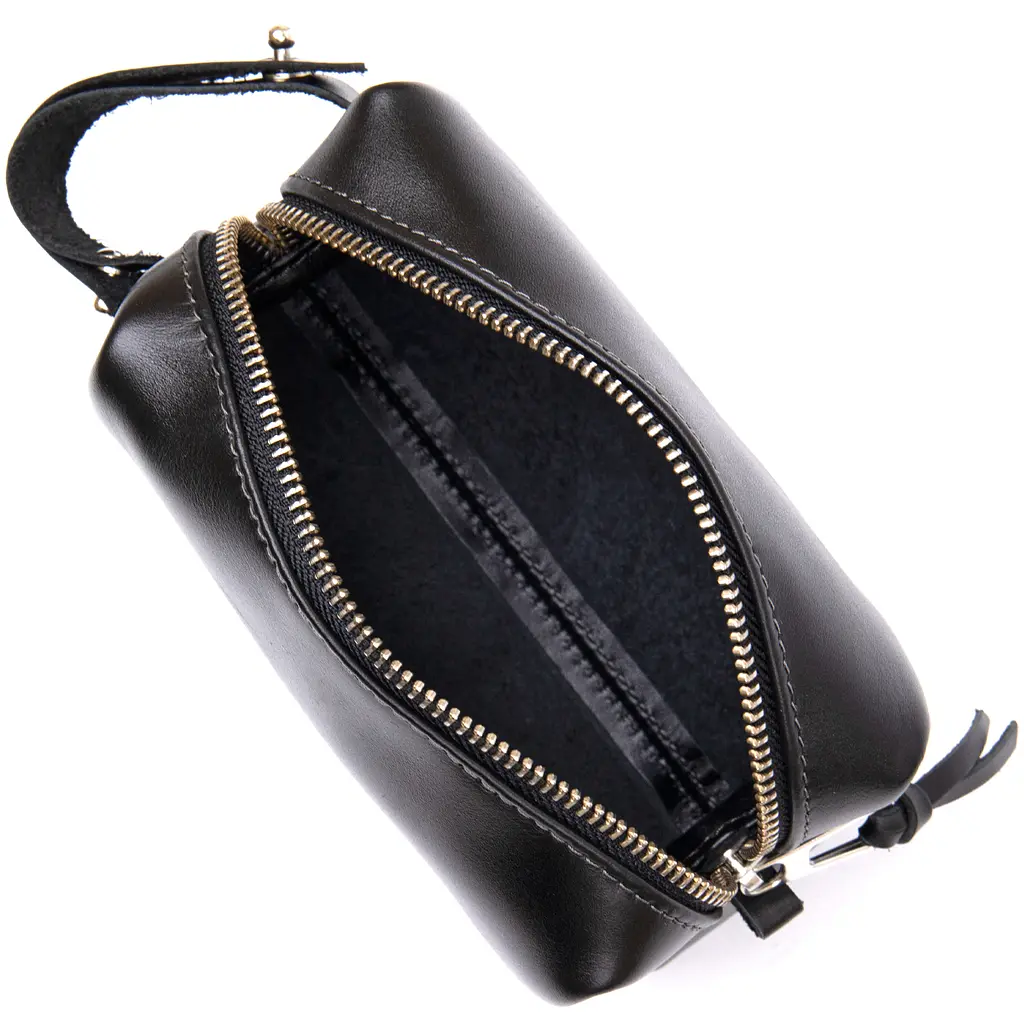 Чоловіча шкіряна косметичка GRANDE PELLE 17х10.5х7 см acs0018586 - фото 3