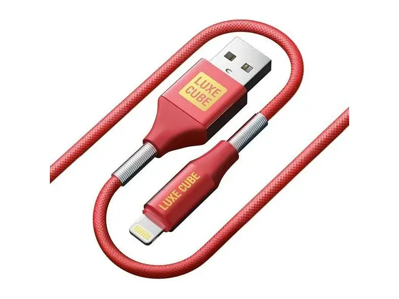 Кабель Luxe Cube Armored USB-Lightning 1m Red (8886668686099)
