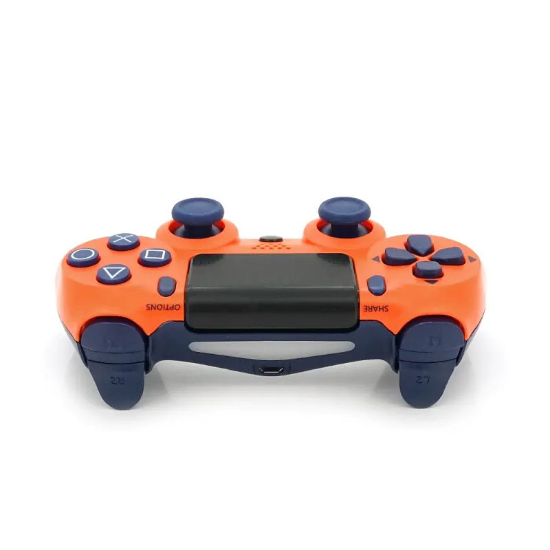 Беспроводной геймпад Brazzers DualShock 4 для PS4 оранжево-синий - фото 3