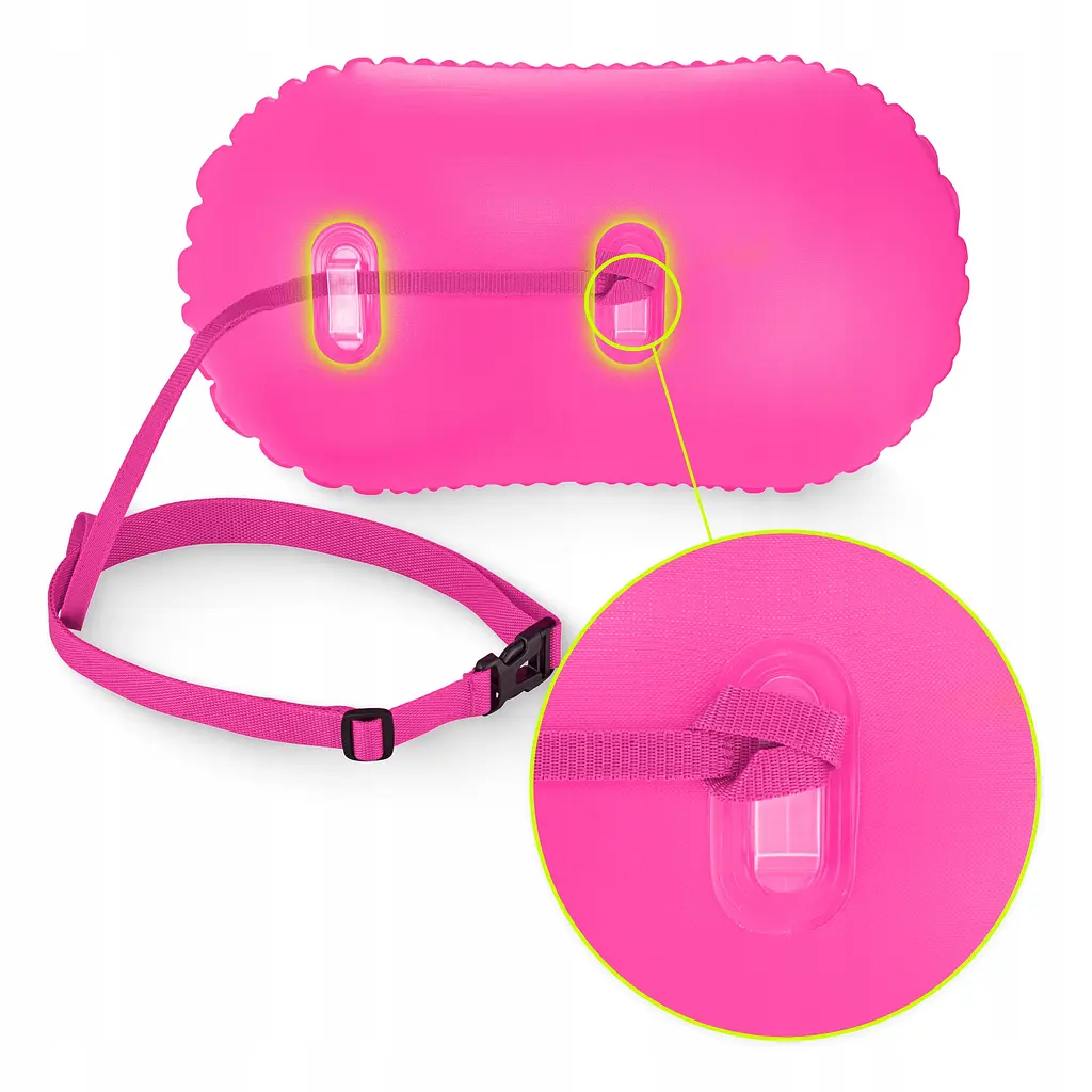 Буй для плавания TSUNAMI Basic надувной Pink (P-5907739314079) - фото 7