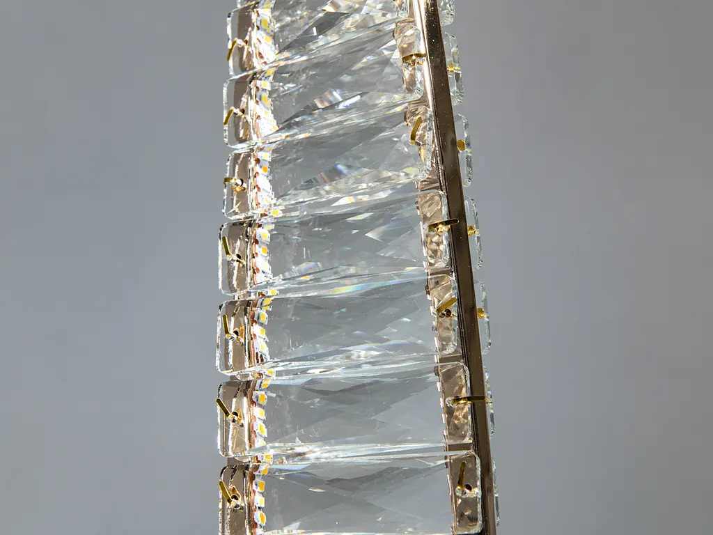 Підвісний світильник LED Diasha 531/1D-500G, 15W, золото, регульована висота, для коридору та вітальні - фото 3