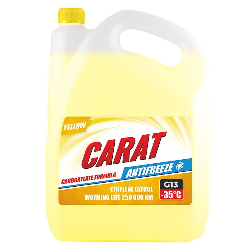 Антифриз Carat G13 Yellow жовтий 4.3 кг (KR82370) - фото 2