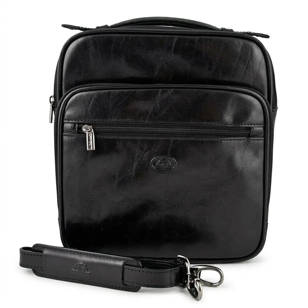 Чоловіча шкіряна сумка Tony Perotti Italico 7058 nero (90634) Чорна