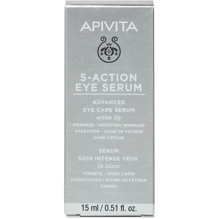 Сироватка інтенсивного догляду Apivita 5 Action Eye Serum 5 в 1 для шкіри навколо очей, 15 мл - фото 2