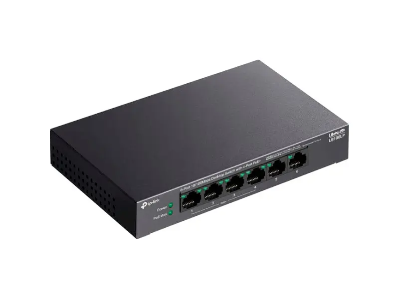 Комутатор TP-LINK LS106LP - фото 2