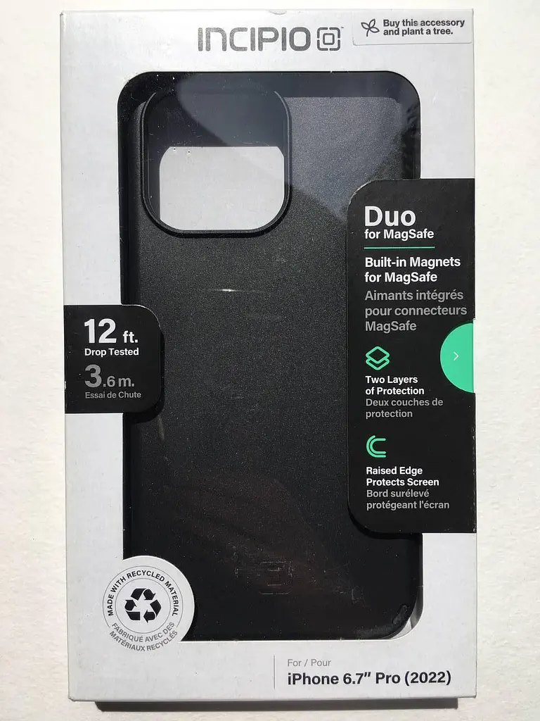 Оригінальний протиударний чохол Incipio Duo MagSafe для iPhone 14 Pro Black (IPH-2037-BLK) - фото 5