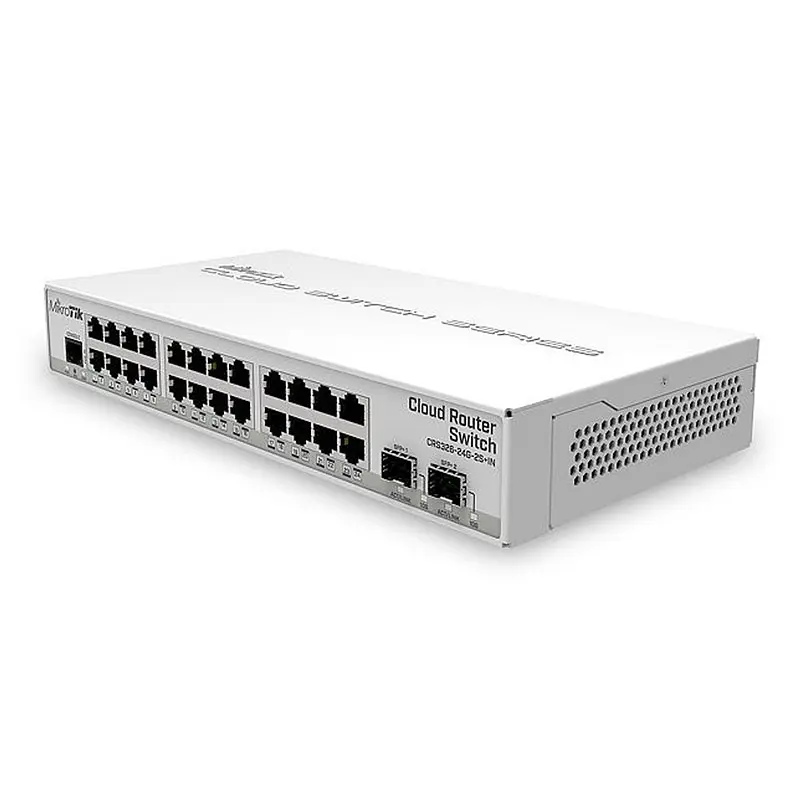 Коммутатор Mikrotik CRS326-24G-2S+IN, 24xGb LAN, 2xSFP+cages, RouterOS L5 или SwitchOS (dualboot), des - фото 2