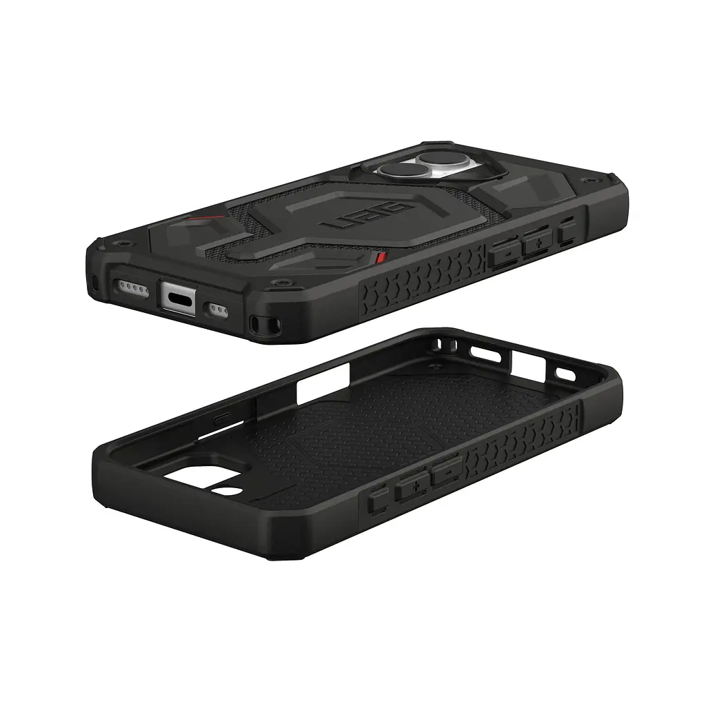 Чехол UAG для iPhone 17, Monarch Pro MagSafe, Kevlar Black teh0019519 - фото 7