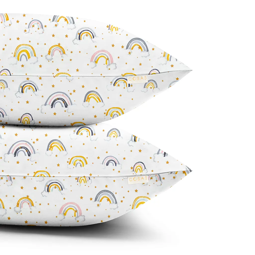 Набір наволочок Cosas Rainbow CS2 50х70 см жовтий (SetPillow_RainbowStarYellow_50х70) - фото 2