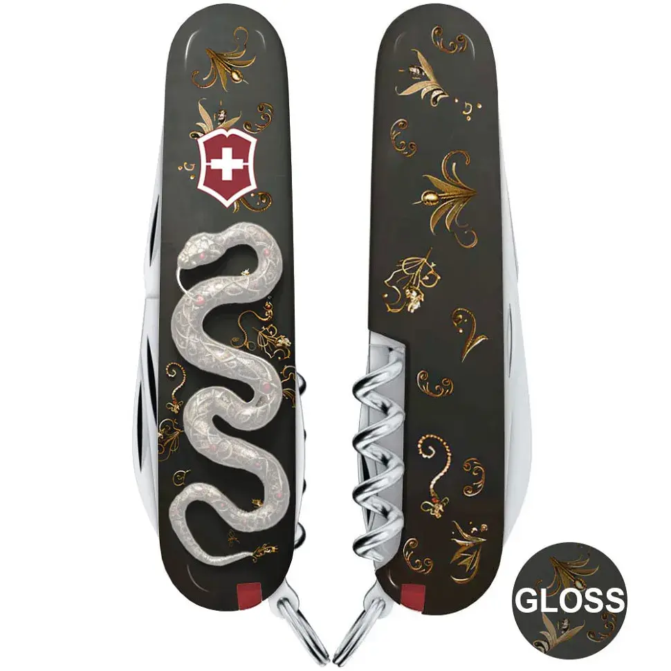 Ніж Victorinox Spartan Zodiac 3D 91мм,13функ ,Розкішна змія - фото 6