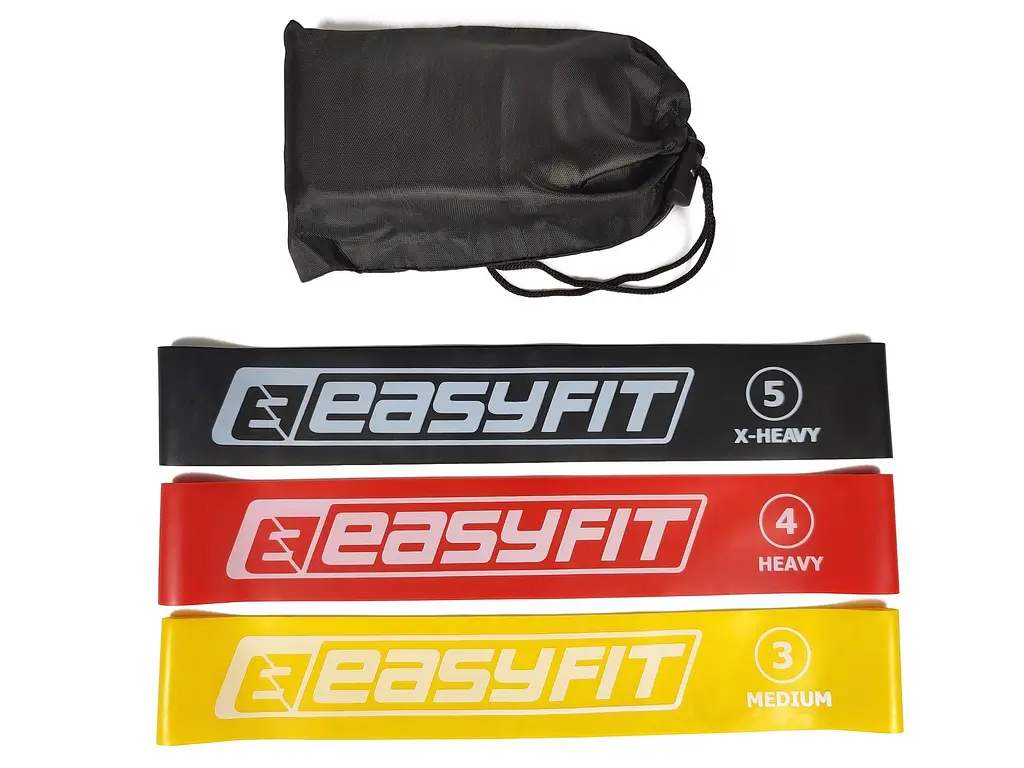 Гумові кільця для фітнесу EasyFit набір 3 шт (EF-1812) - фото 2