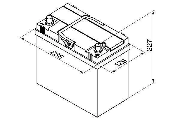 Акумулятор Bosch S4 Silver 45Ah EN 330A (Japan) (0 092 S40 200) - фото 5