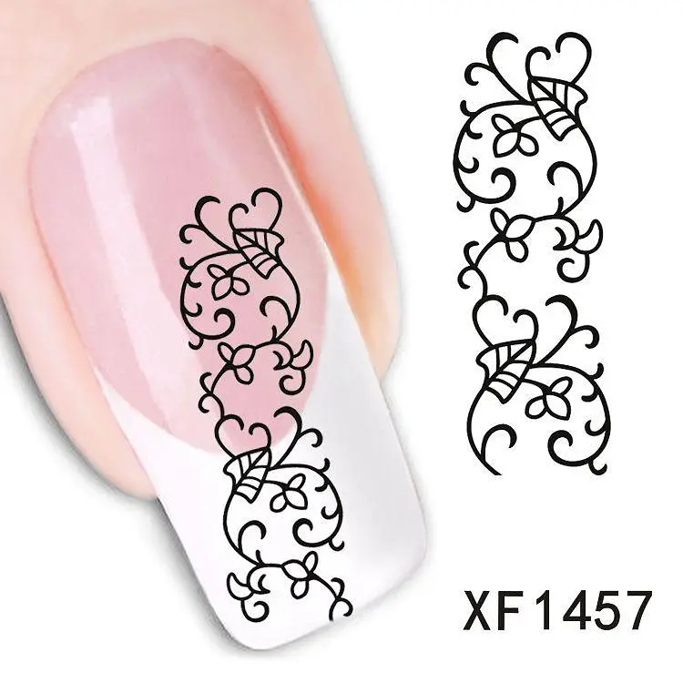 Наклейки для ногтей XF1457