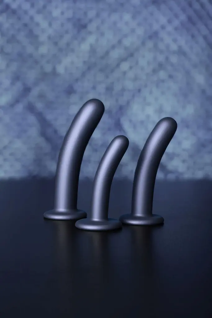 Фаллоимитатор Ouch! Smooth G-Spot Dildo 7apos;apos; 17.7 см (серый) - фото 16