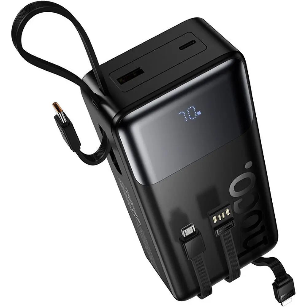 Зовнішній акумулятор Hoco J156B Founder 30000mAh 22.5W Black [156053] - фото 2